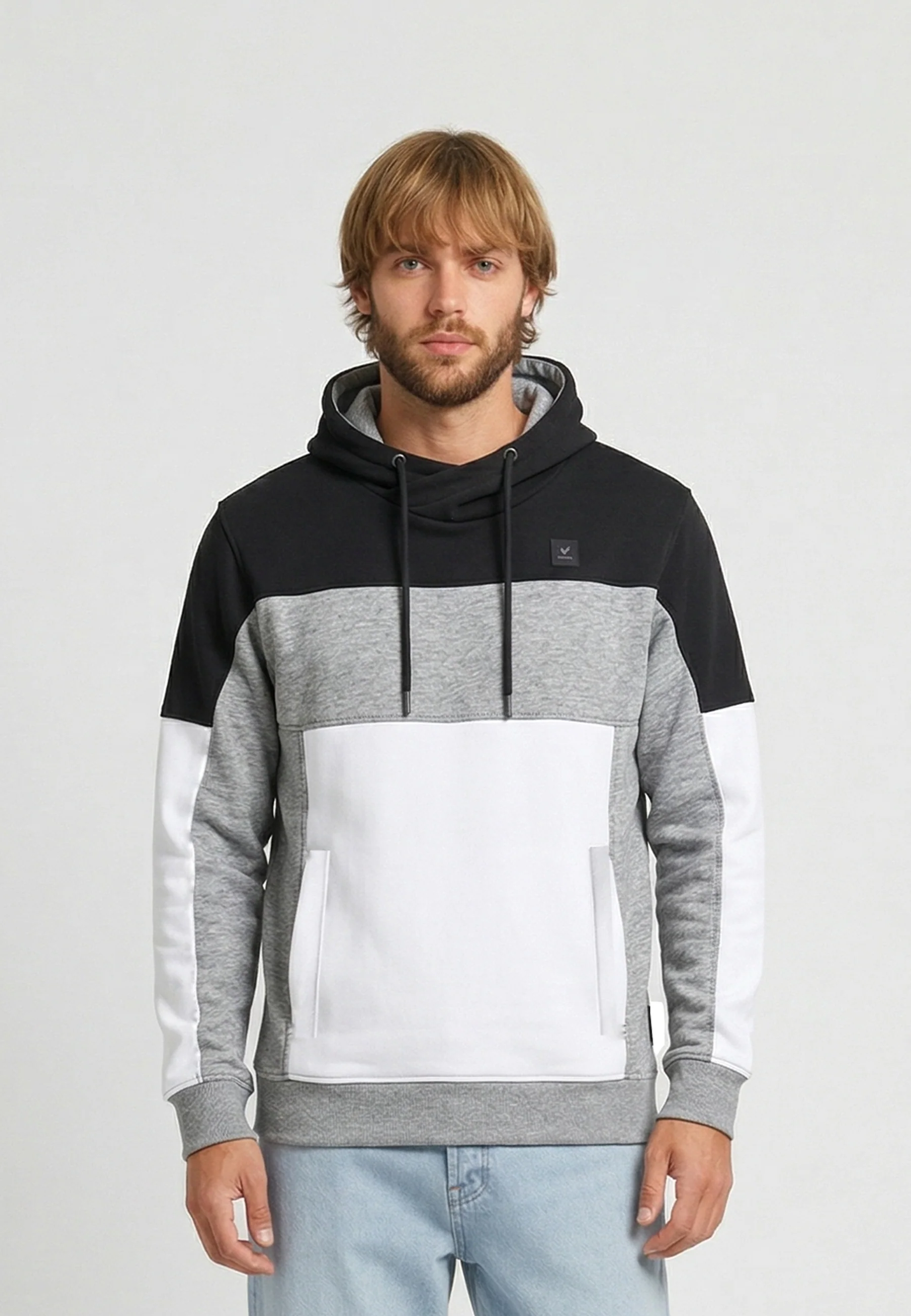 Sweatshirt regular noir coton polyester RUDON