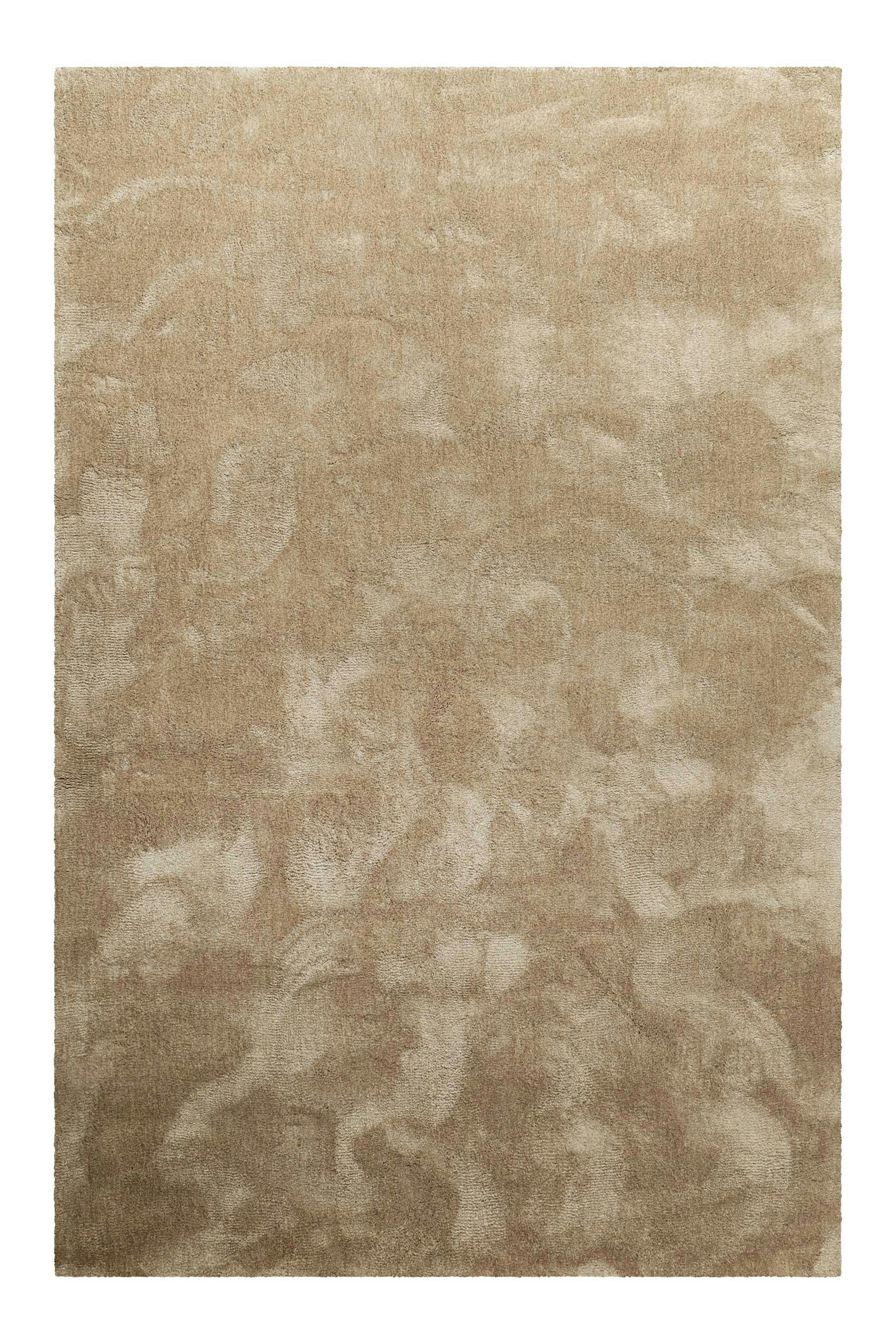 SIENNA - Tapis en microfibre doux et dense brun-beige chiné  200x290