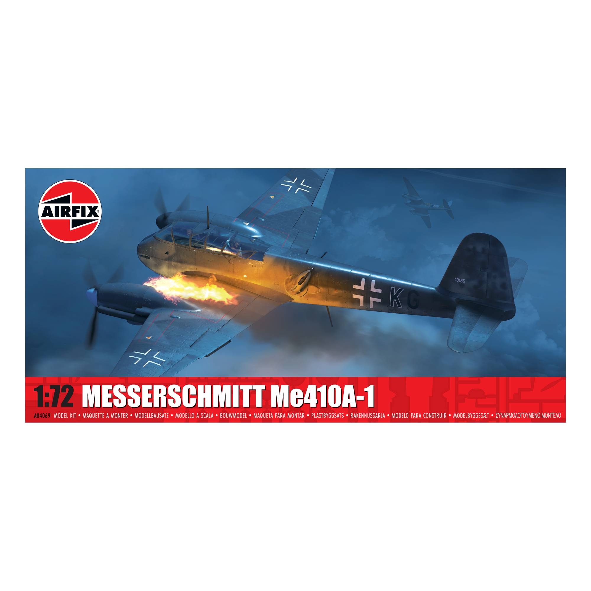 Airfix Messerschmitt Me410A-1 Model Kit 1:72