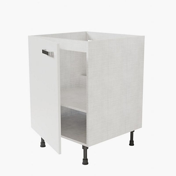 Meuble sous évier - 60 cm - Caisson coloris Lino