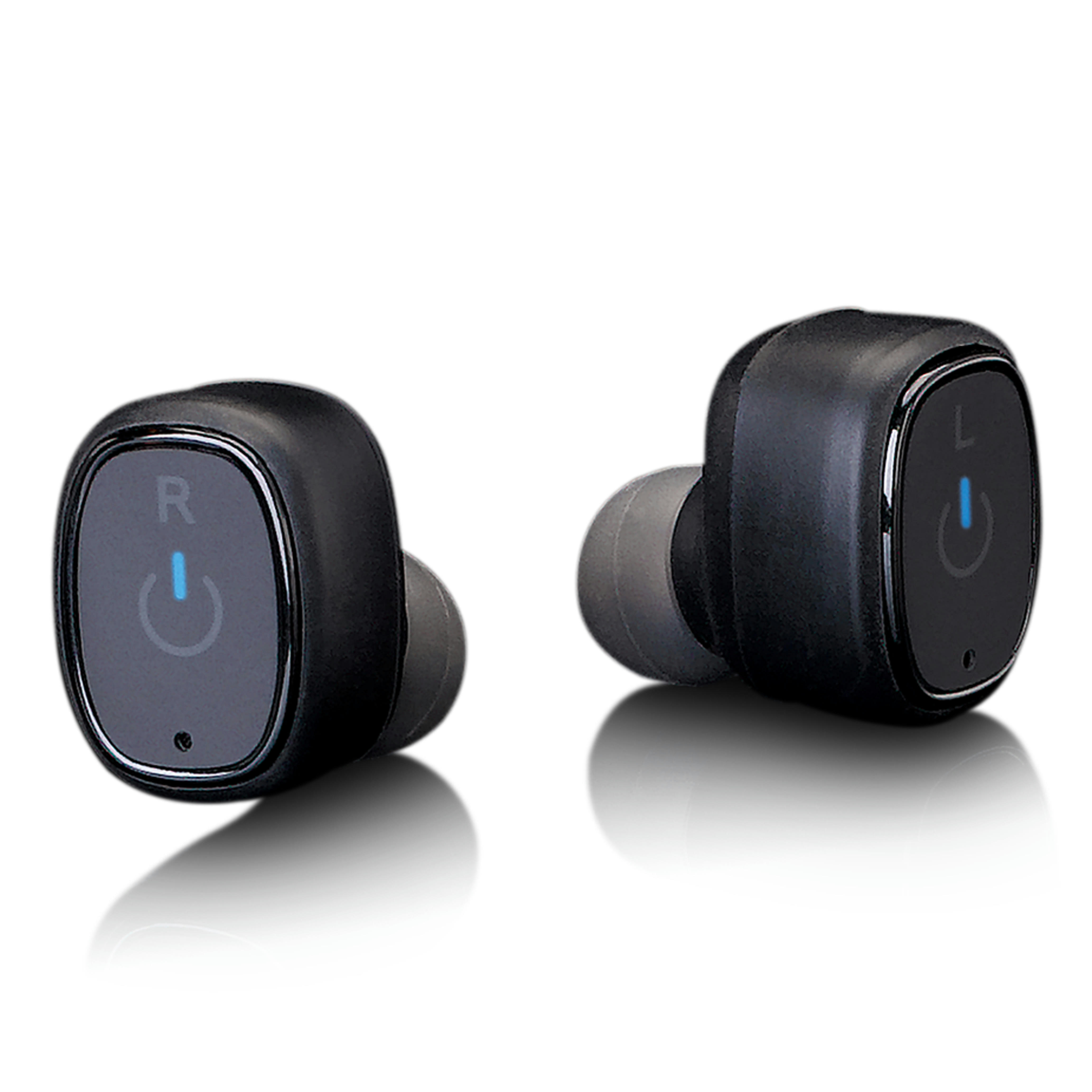 - Ecouteurs bluetooth étanches avec connexion à l'oreille noir
