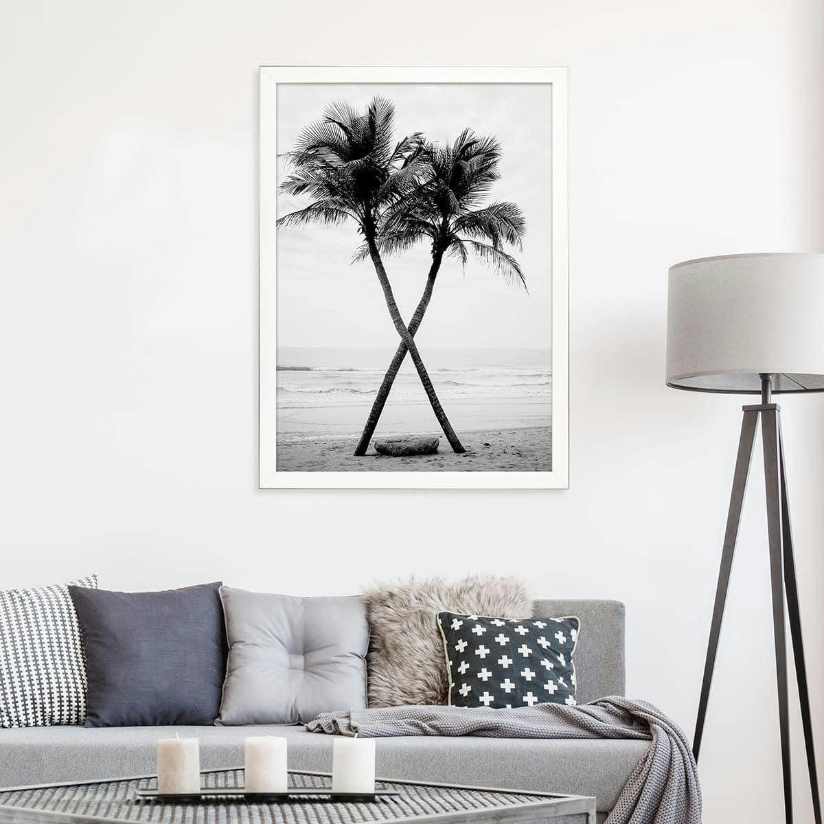 NEWTON - Cadre photo Newton acier 40x50 cm résine recyclée