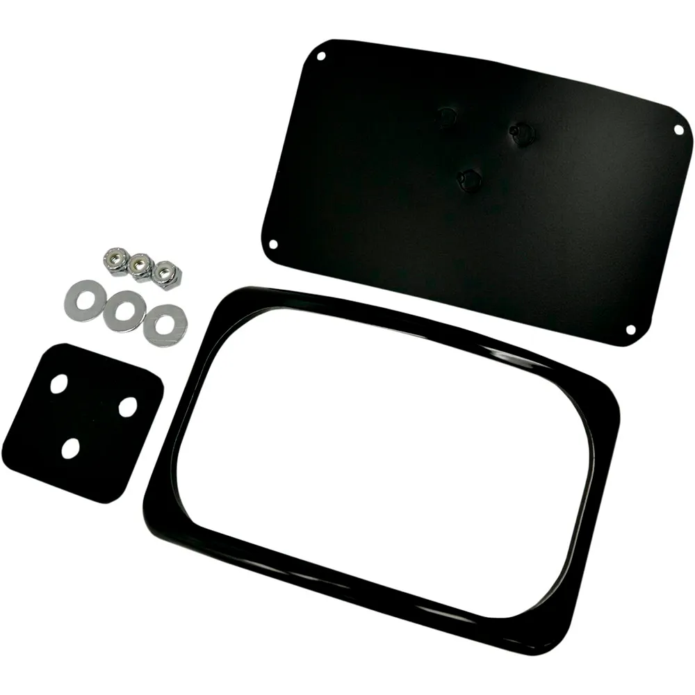 Drag Specialties Small Radius 2030-0628 License Plate Holder Kit