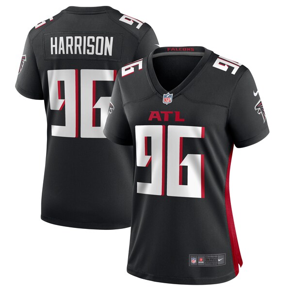 Zach Harrison Atlanta Falcons Nike Women's Team Game Jersey -  Black