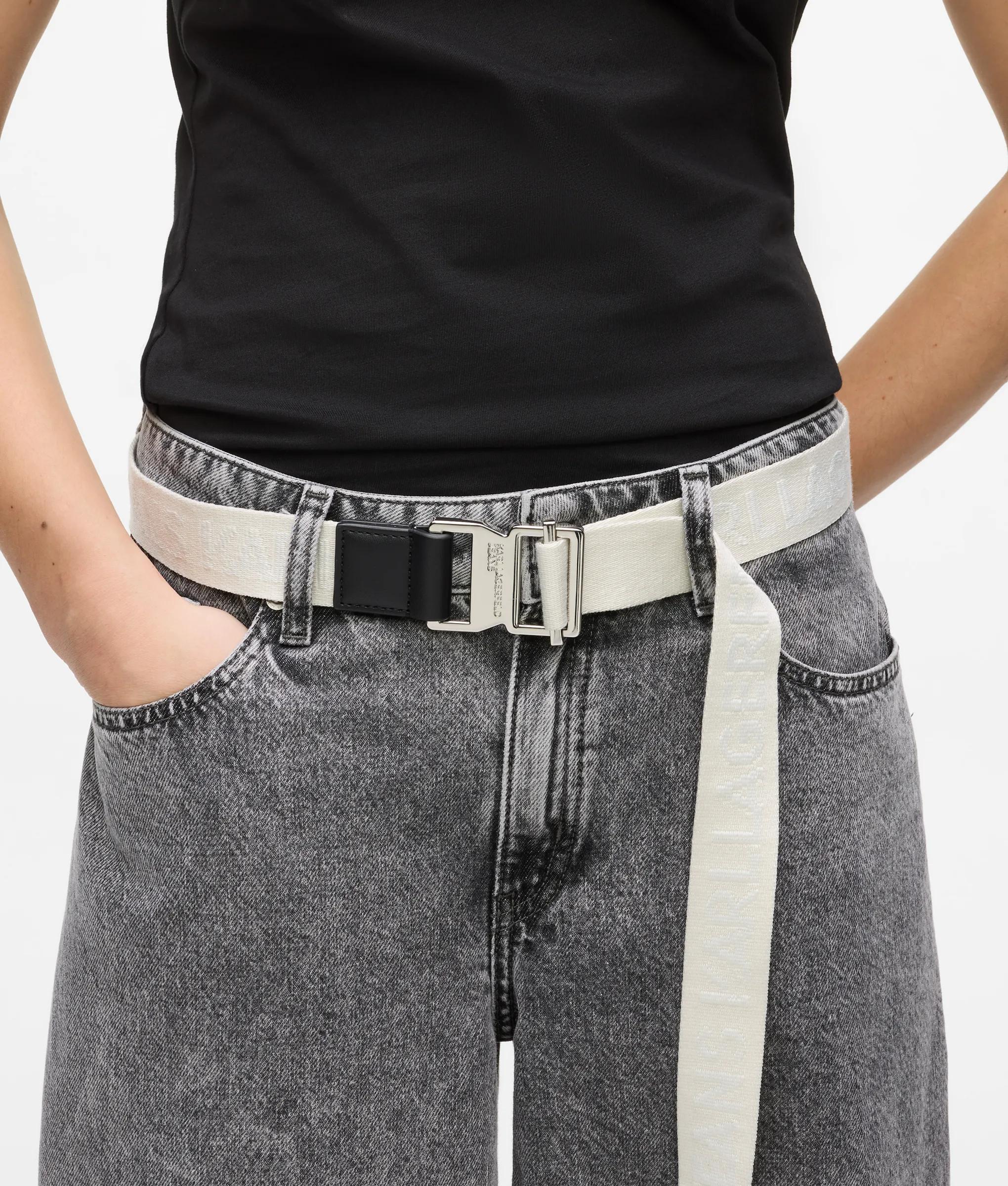 Ceinture en toile à logo