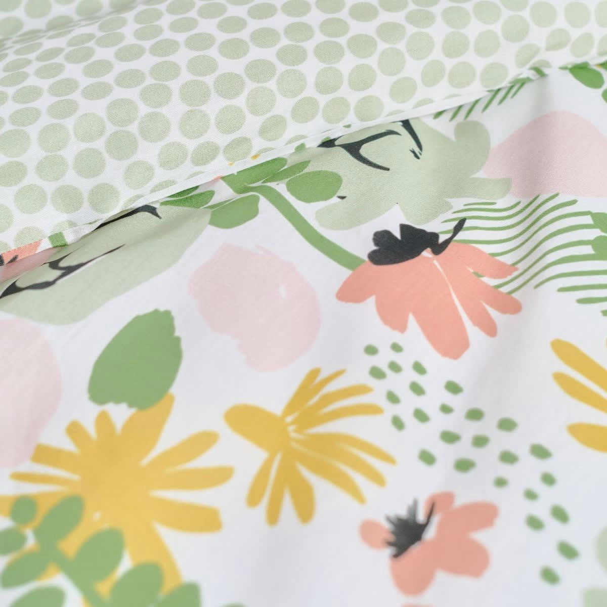 - Parure de lit en Coton Vert 260x240 cm