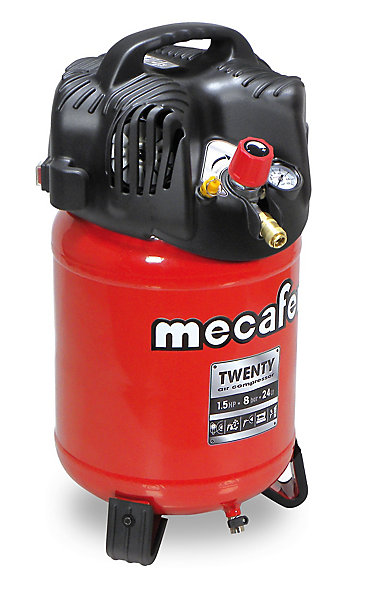 Compresseur vertical Mecafer Twenty 24L 1.5HP   accessoires