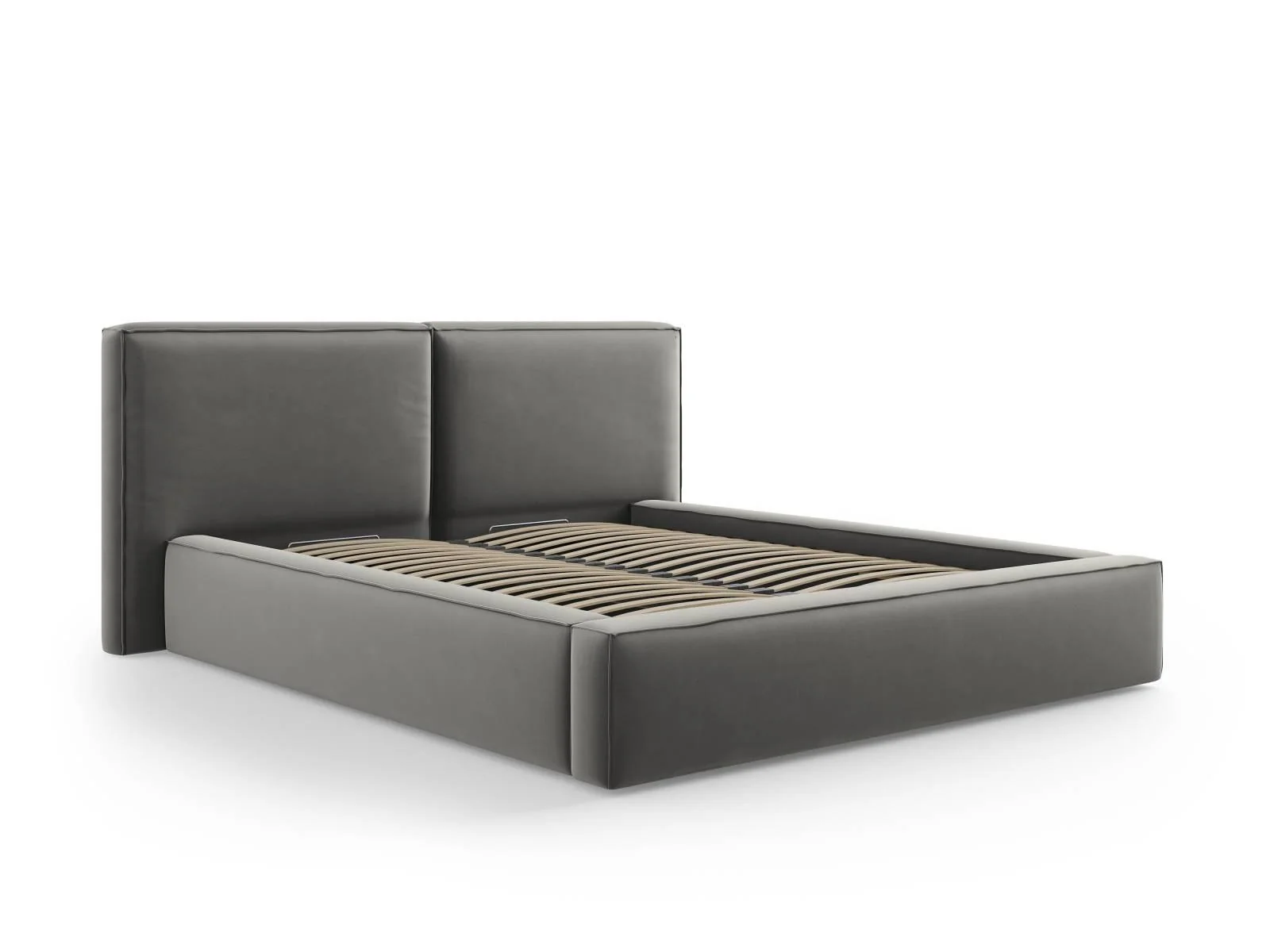 Bedframe Jodie met opbergruimte velvet 160 x 200 cm