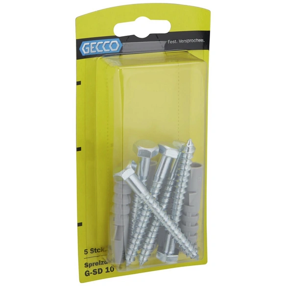 Spreizdübel, G-SD, Nylon, 5 Stück, 10 mm