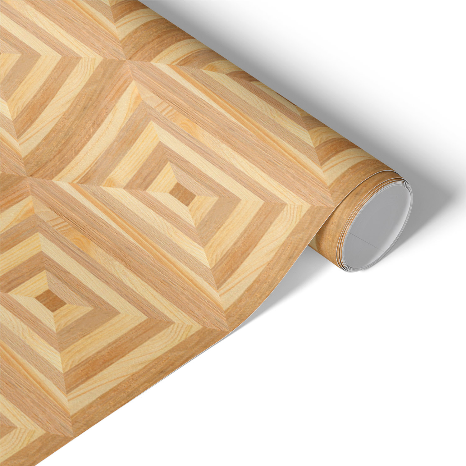 Folia meblowa Geometryczne drewno 50x100 Okleina samoprzylepna Dąb