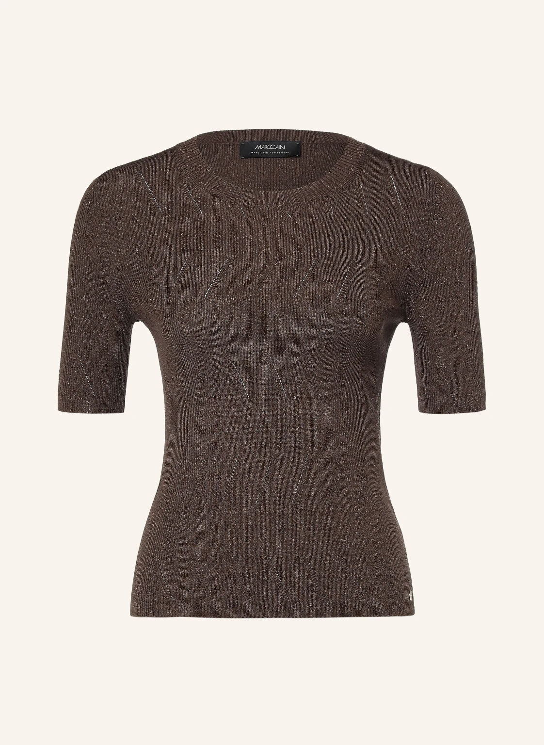 MARC CAIN Strickshirt mit Glitzergarn