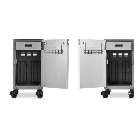 2 meubles de rangement en inox pour barbecue gaz Prestige - Napoléon