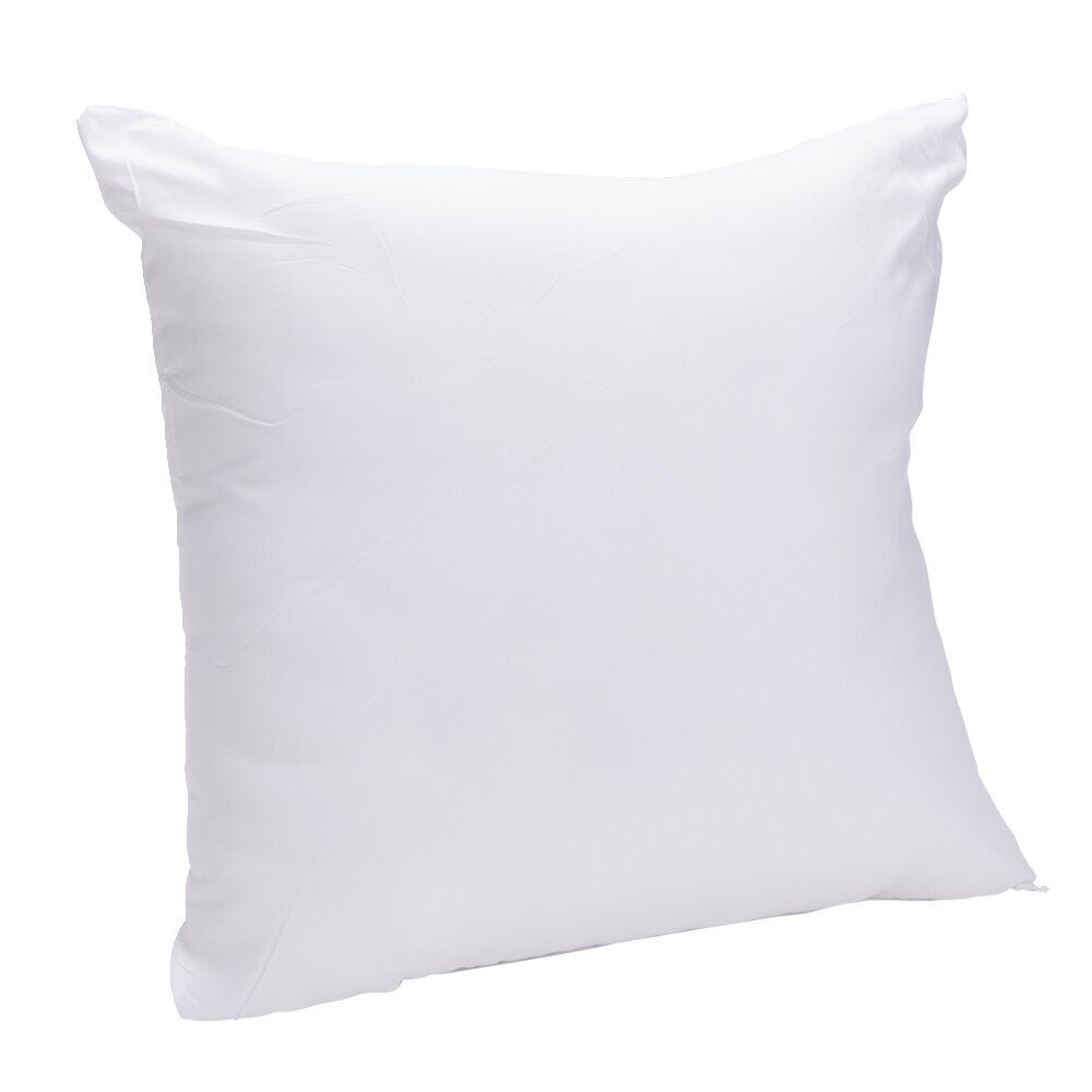 Oreiller confort ferme 60x60cm polyester blanc