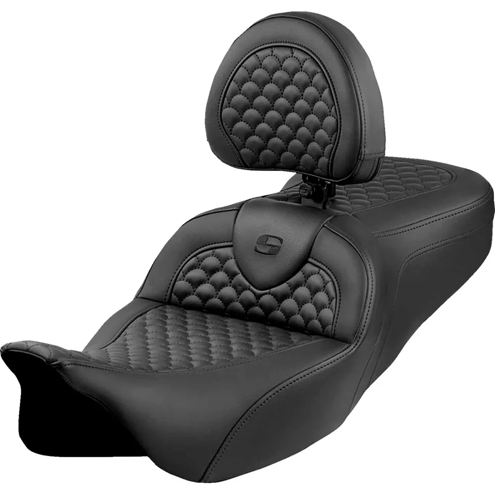 Saddlemen Roadsofa™ Harley Davidson FLH 1868 ABS 21/FLHFB 1868 ABS 23/FLHR 1584 08-11 808-07B-208B0 motorcycle seat