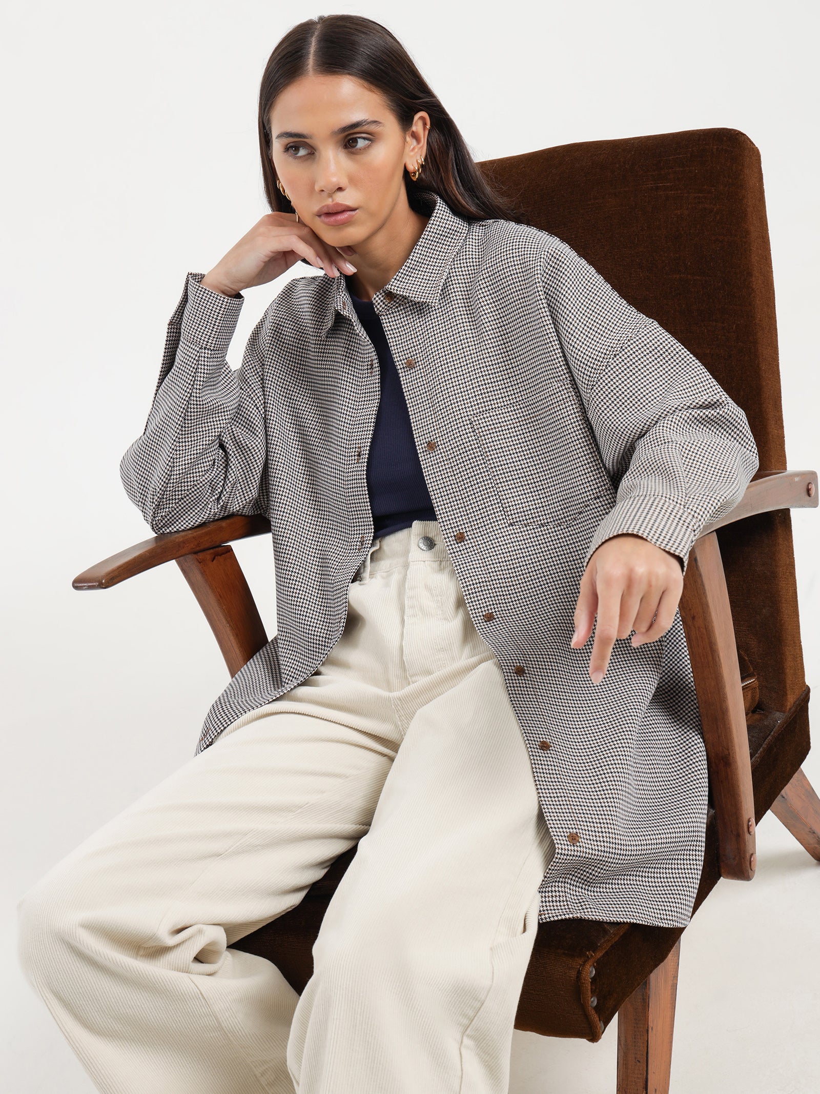 Cora Boyfriend Long Sleeve Shirt