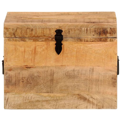 NNEVL Storage Box 39x28x31 cm Solid Wood Mango