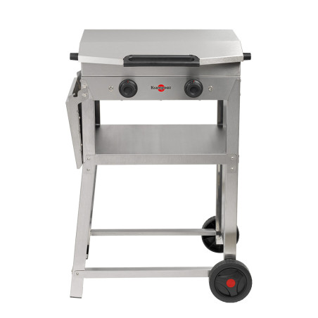 Combo plancha électrique Kombi   chariot   couvercle - Krampouz