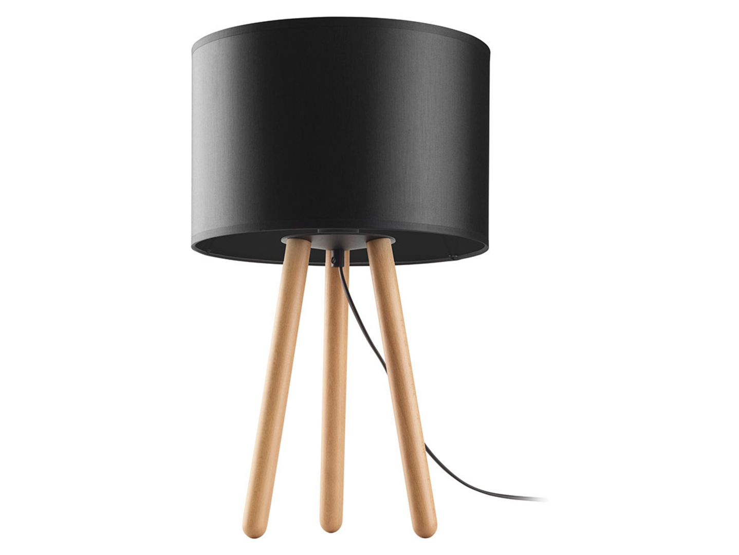 Lampa stołowa Tokyo Black tkaninowa czarna