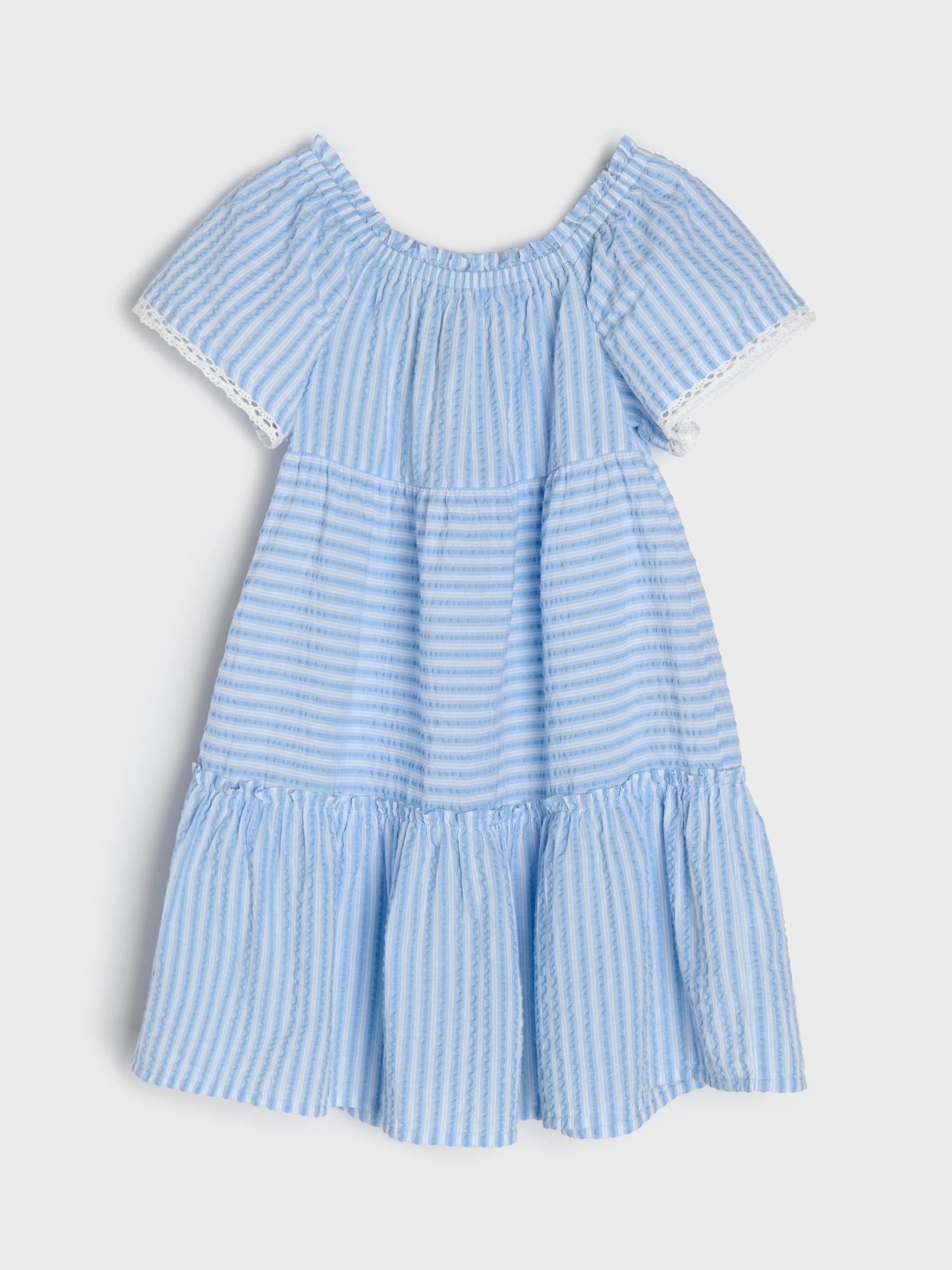 Sukienka babydoll w paski