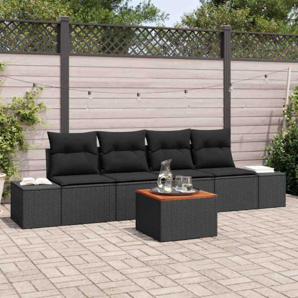 Zestaw Mebli Ogrodowych Wypoczynkowy Sofy Stolik Rattan Na Patio Na Taras
