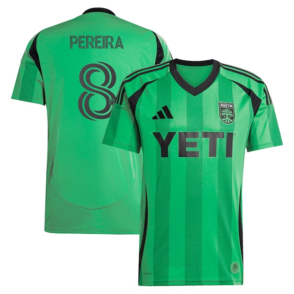 Daniel Pereira Austin FC adidas 2025 The Heartbeat Kit Replica Player Jersey - Green