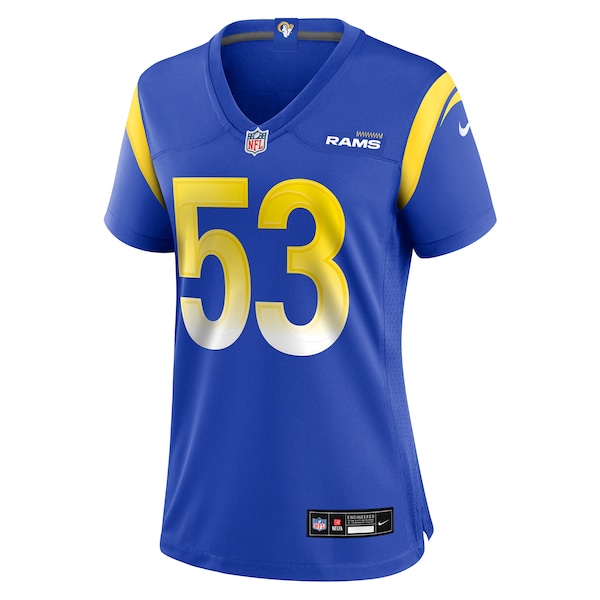 Nate Landman Los Angeles Rams Nike Women's Team Game Jersey -  Royal