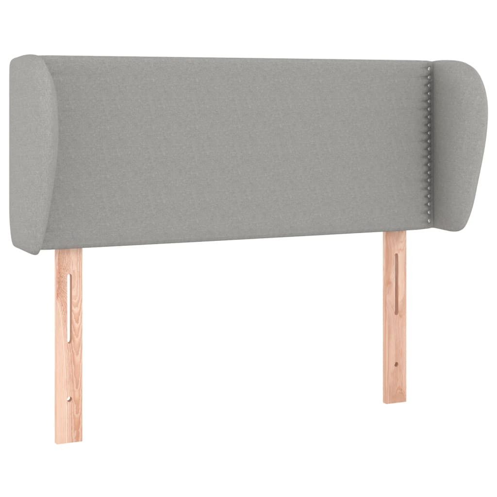 Wezgłowie Szary 83 x 23 x 78/88 cm Tkanina vidaXL