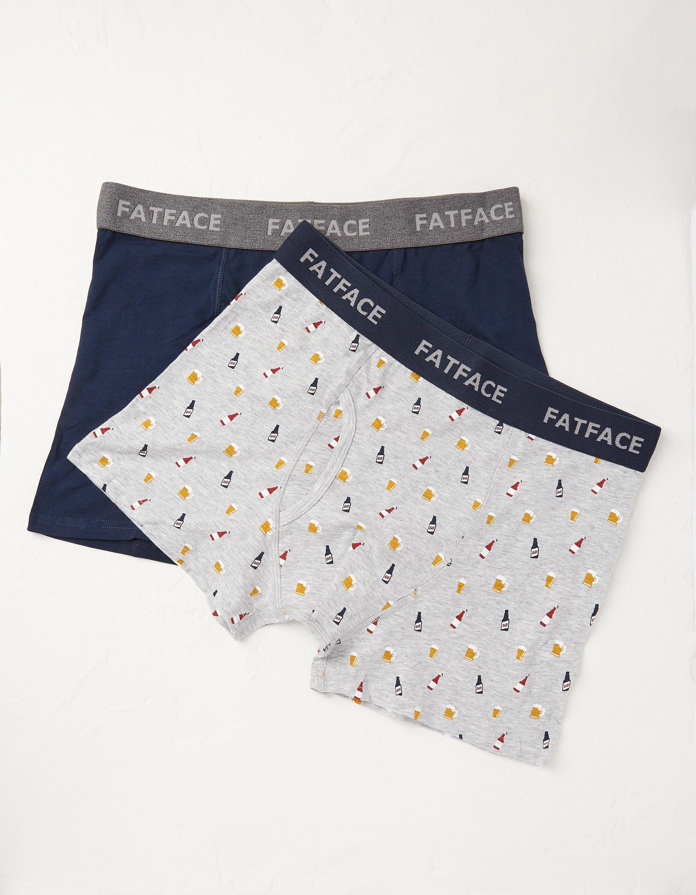 2 Pack Beer Print Boxers