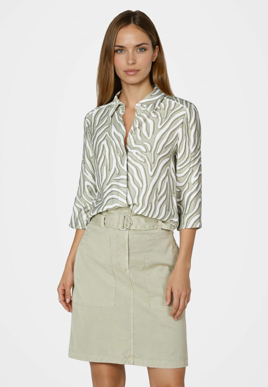 Bluse mit Print