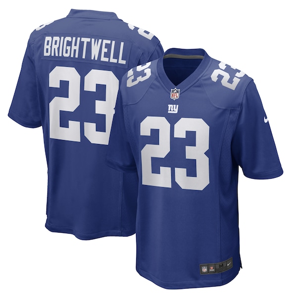Gary Brightwell New York Giants Nike Team Game Player Jersey - Royal