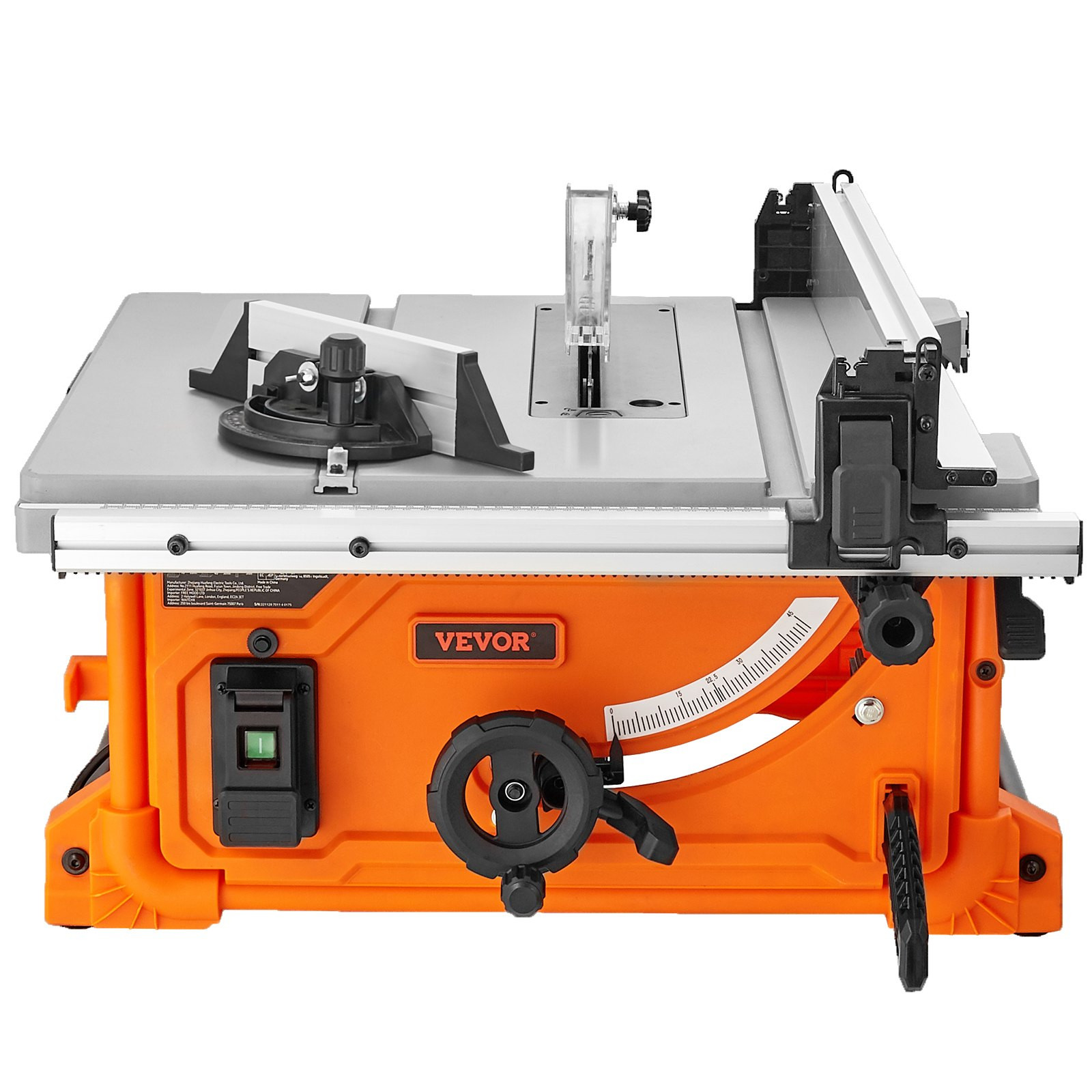 Stołowa piła tarczowa 1800W 254mm głębokość cięcia 85 mm do drewna 4400 RPM
