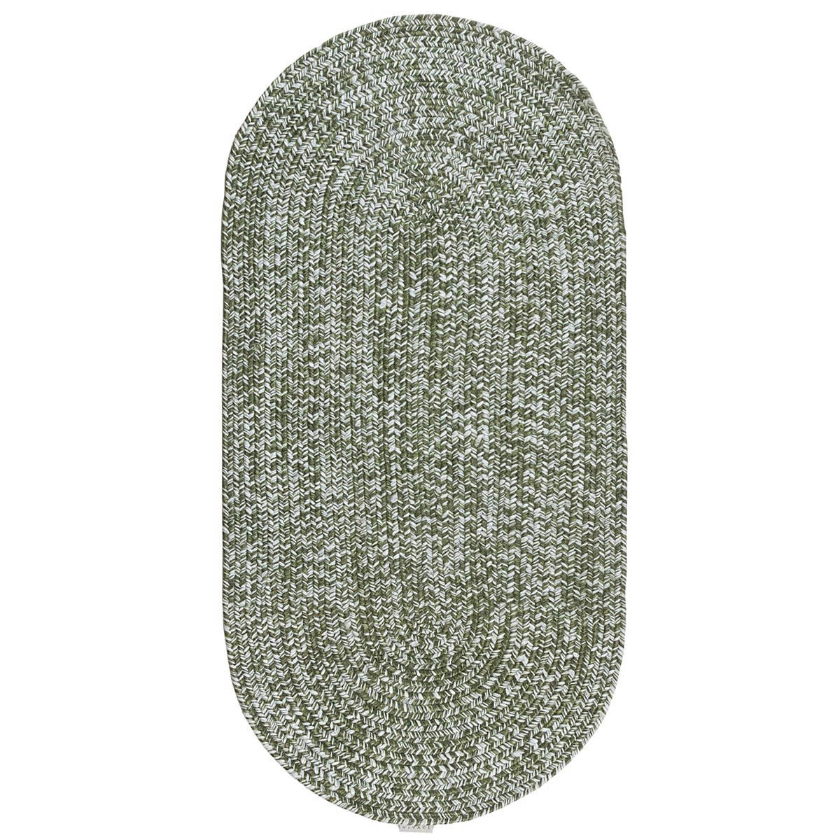 JUTY - Tapis de salon en Polypropylène Vert olive 200x300 cm