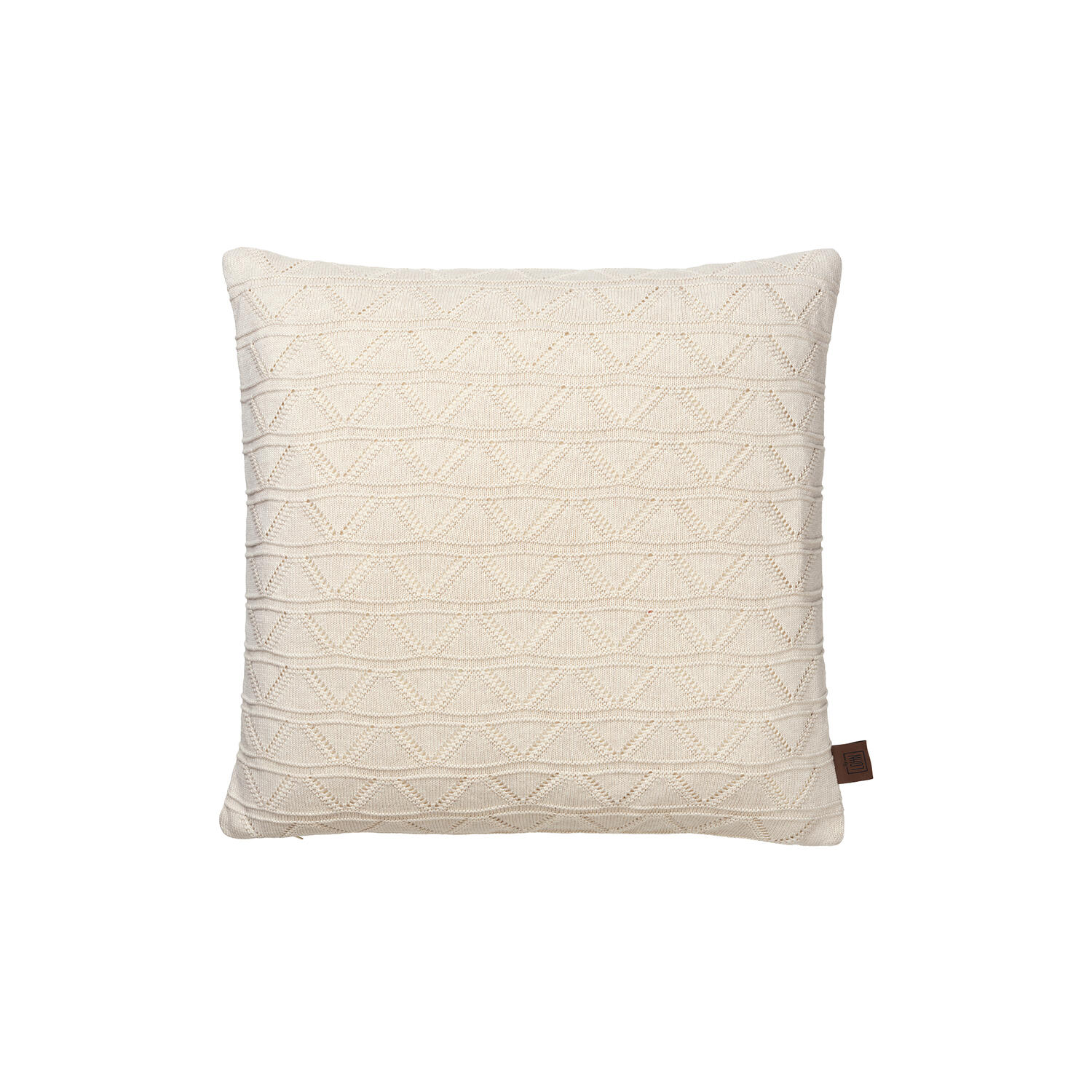 Strikket Pude Mauntain, beige melange