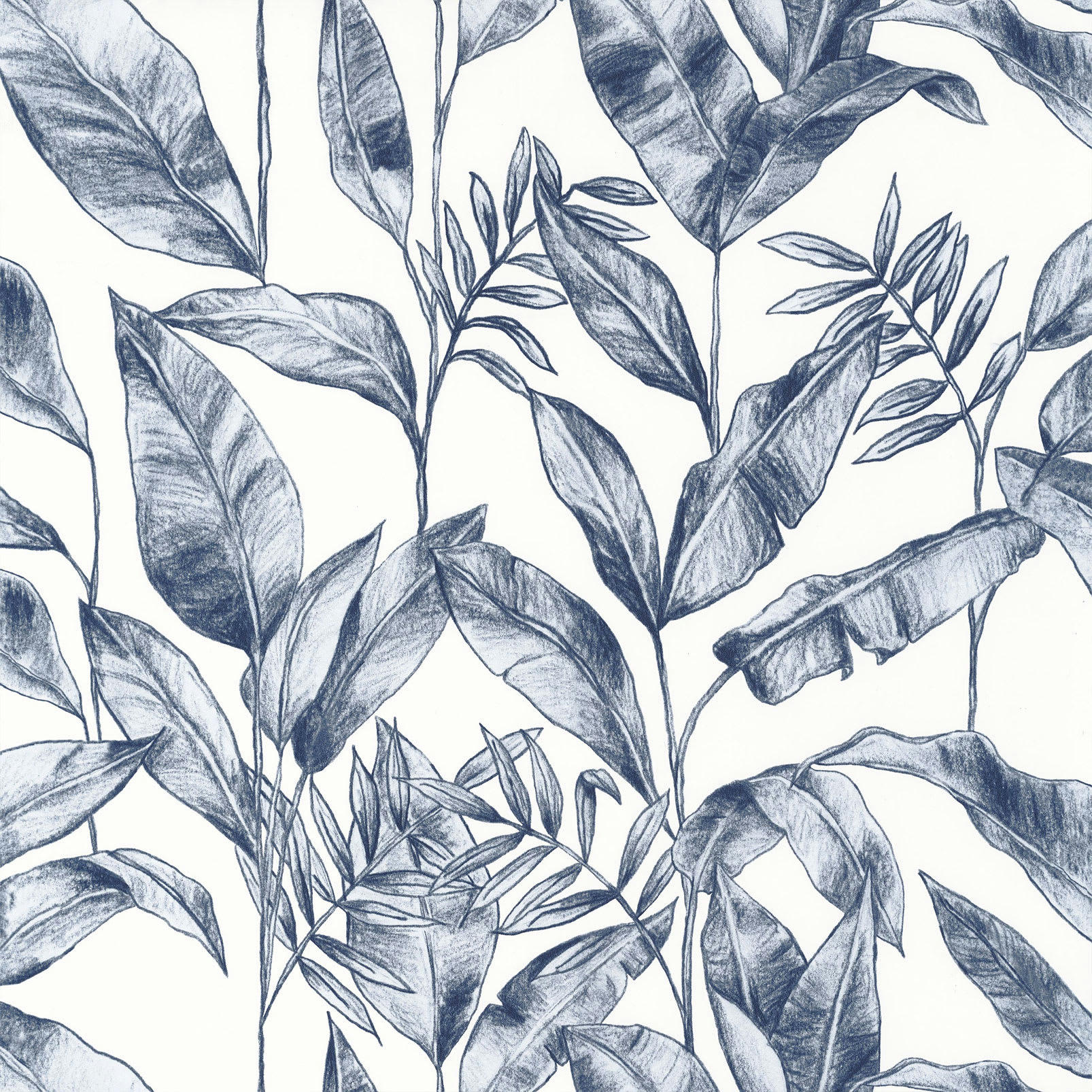 - Papier peint mural bouquet bleu 0,53x10 mètrescm