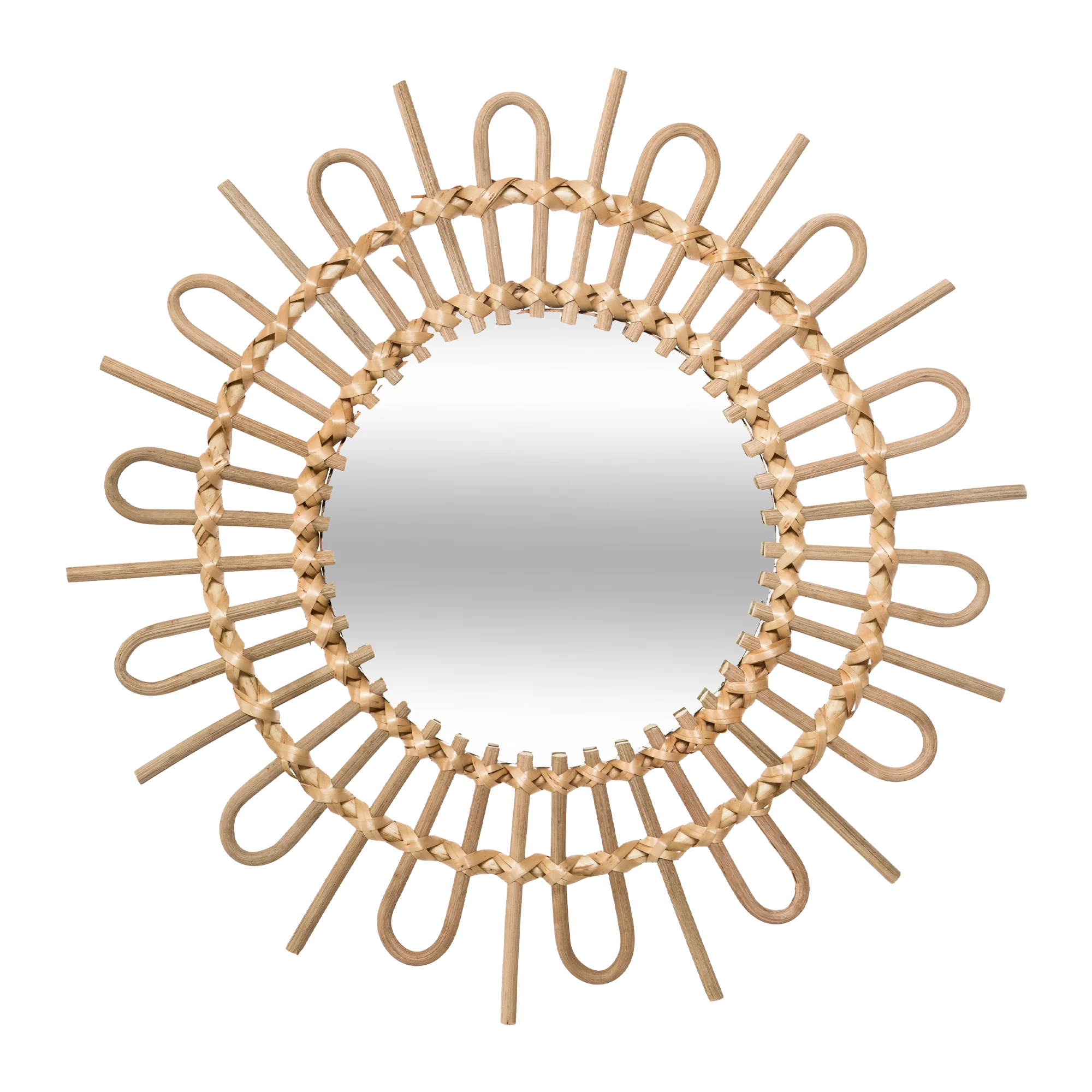 Miroir en rotin SOALINE