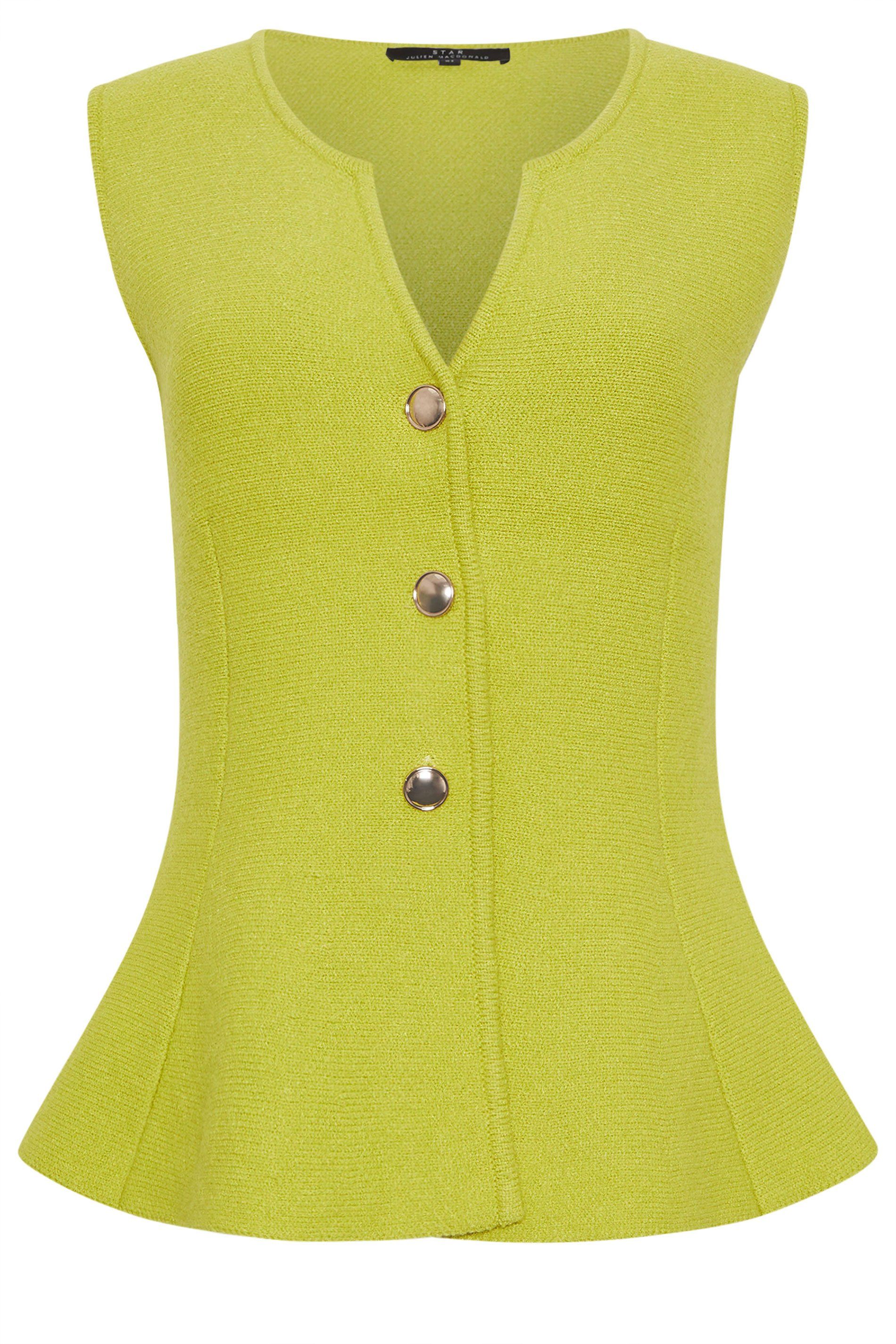 Star by Julien Macdonald Peplum Knitted Vest