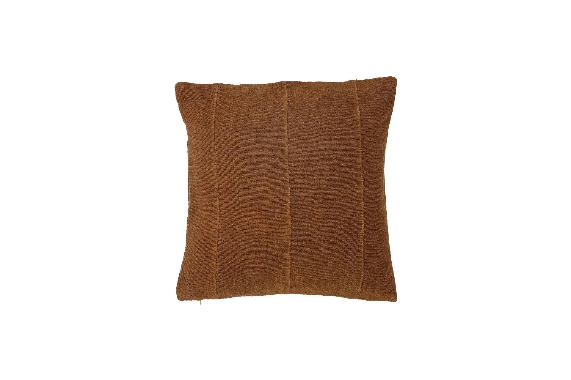KITA - Coussin en coton marron 45x45 cm
