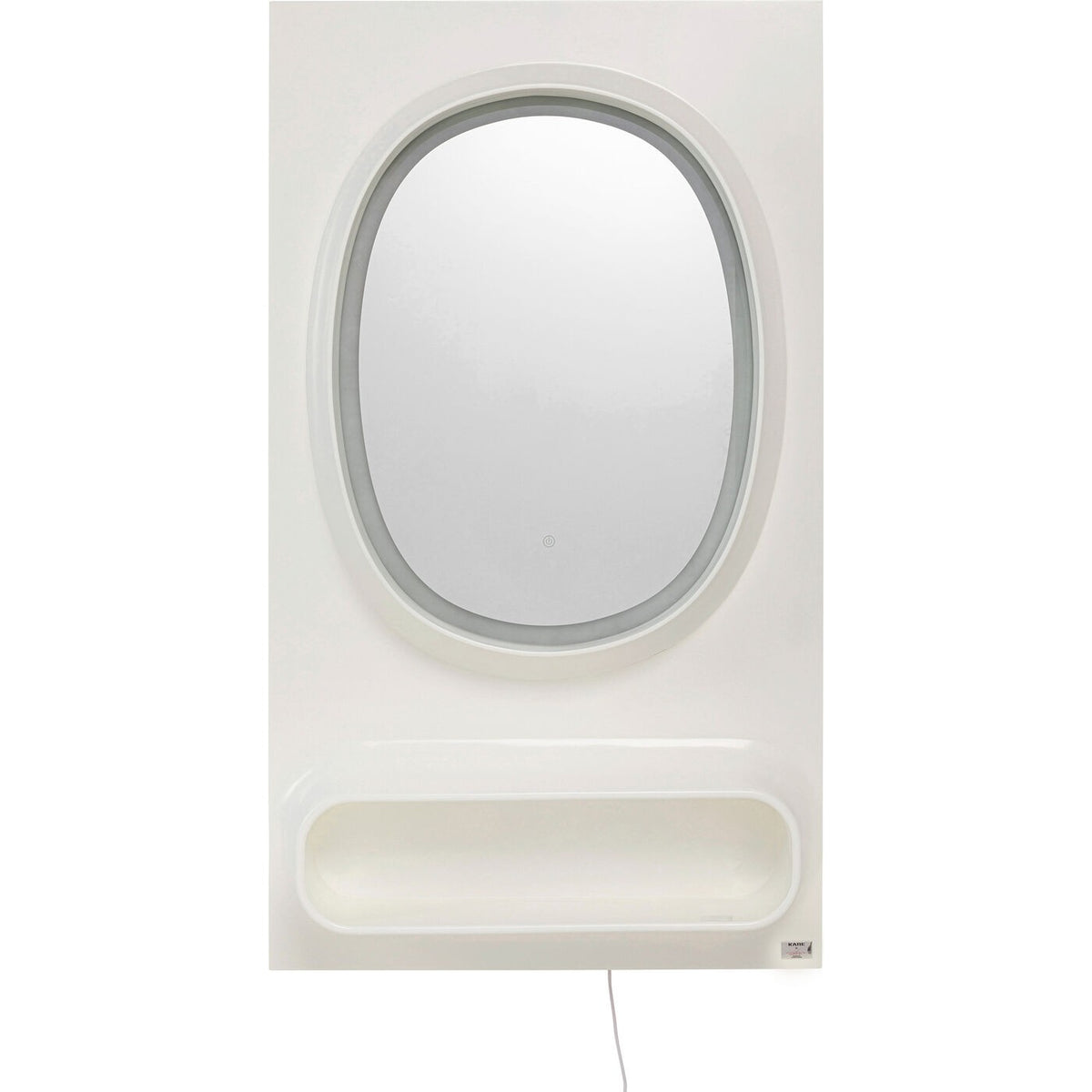 Kare Design Spiegel Aero LED 141x80cm wit