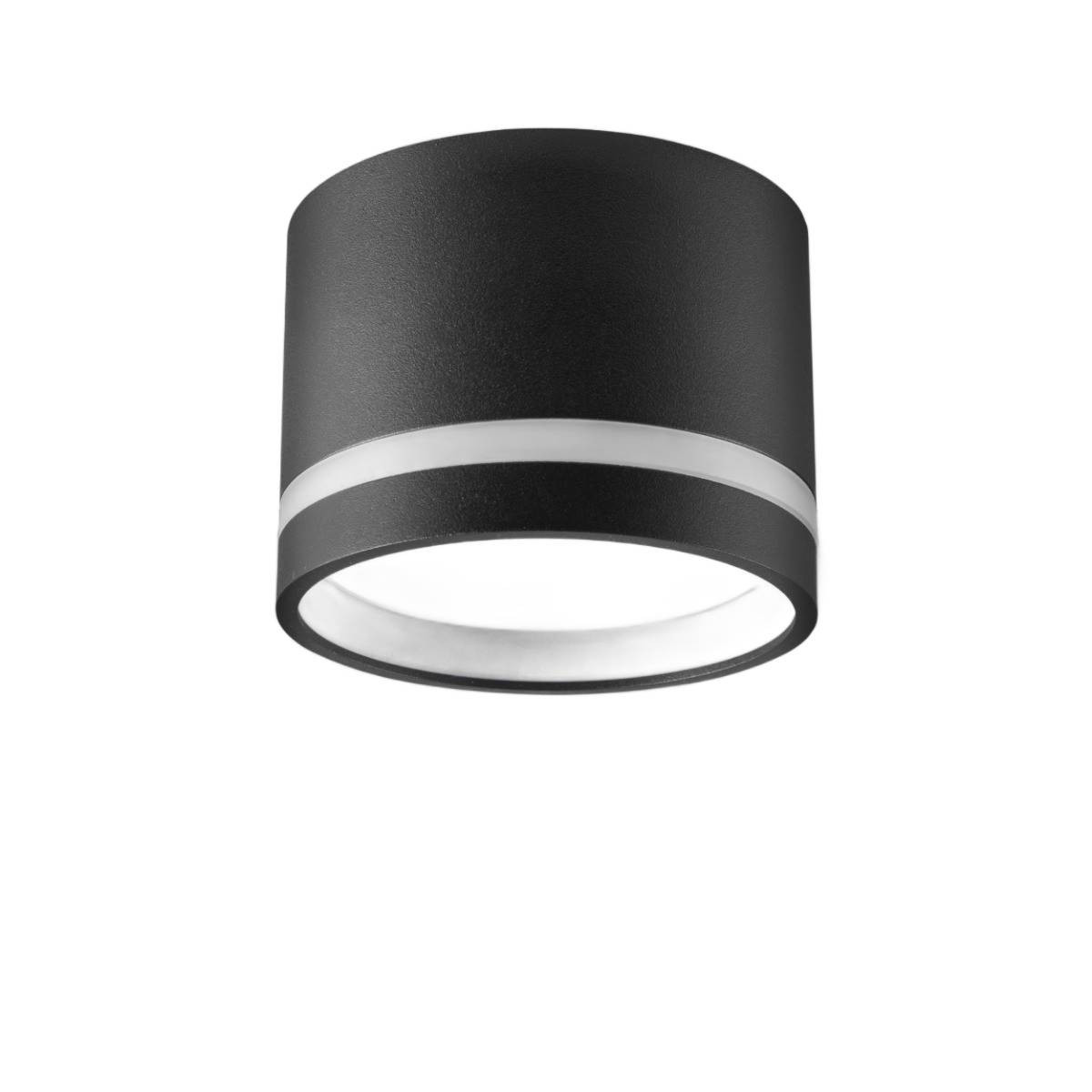 Spot okrągły czarno-szary PARIS 1xGX53x6W wym:5,4x8,3x8,3cm IP20 Polux