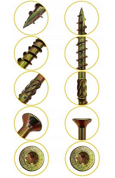 BOITE 5kg - 2505 VIS À TÊTE FRAISéE 4 x 35, EMPREINTE TORX