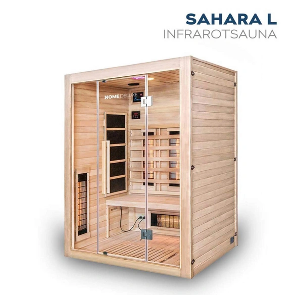 Infrarotkabine »Sahara L«, für 3 Pers., Fronteinstieg, Vollspektrumstrahler
