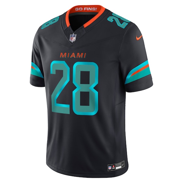 Miami Dolphins De’Von Achane Nike 2025 Rivalries Collection Limited Jersey - Pitch Blue