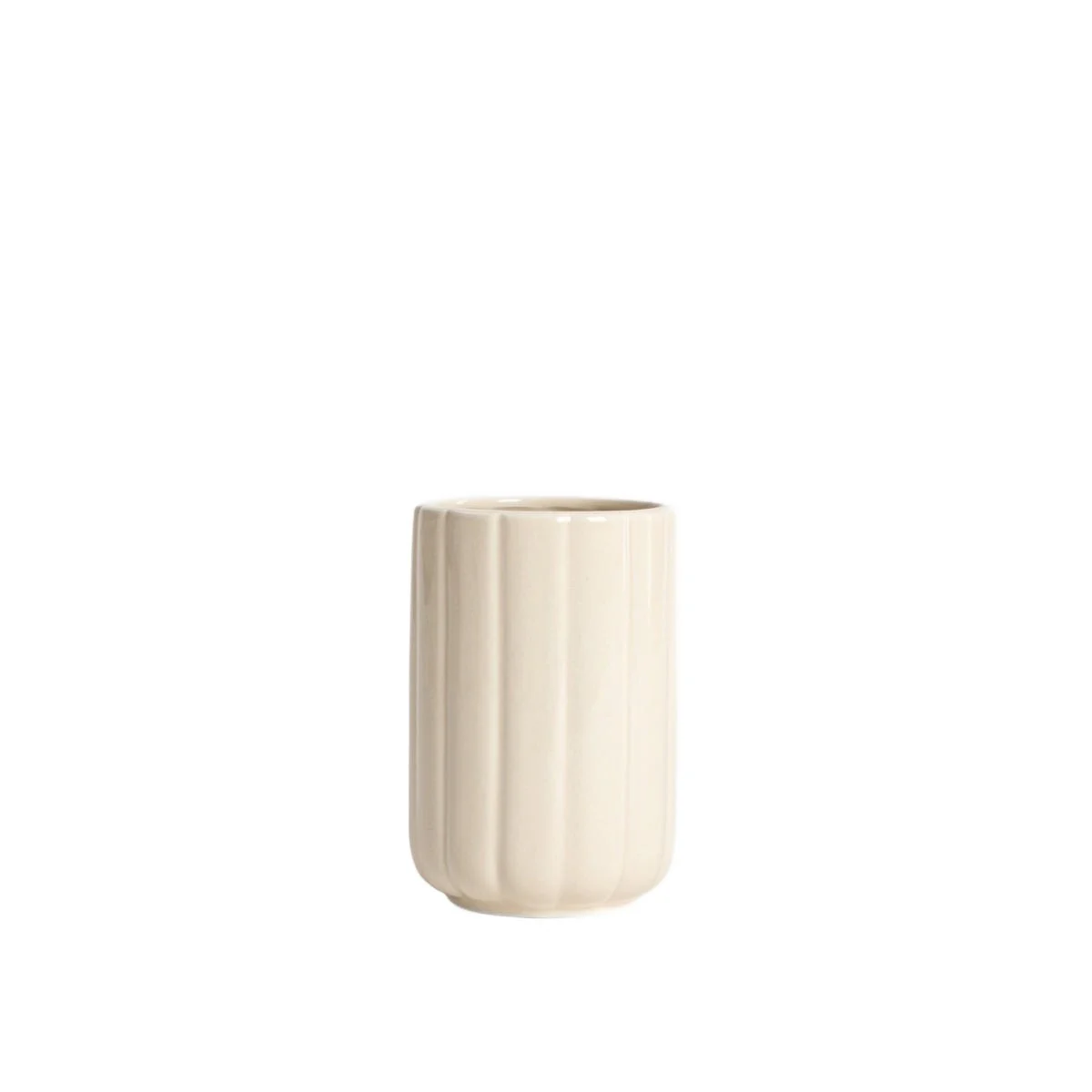Kubek łazienkowy MELIDA ceramiczny 7,5x7,5x11cm HOMLA