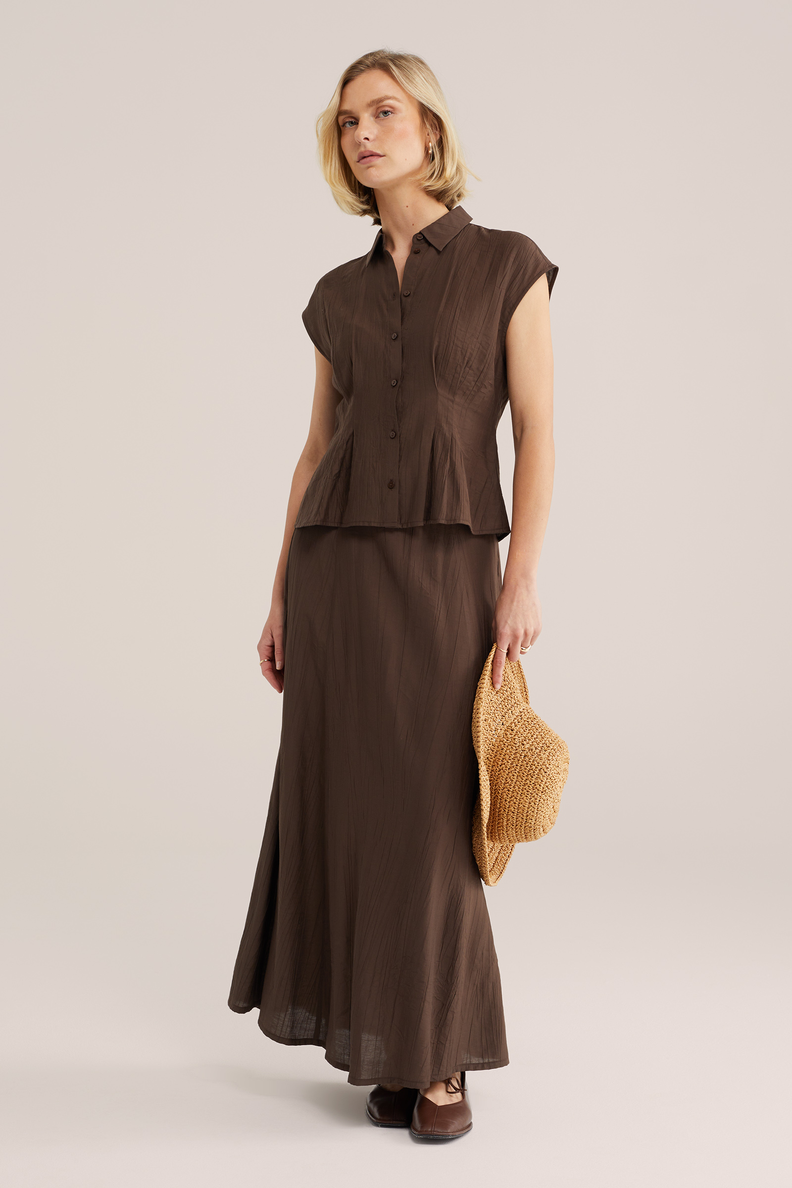 Dames blouse met structuur