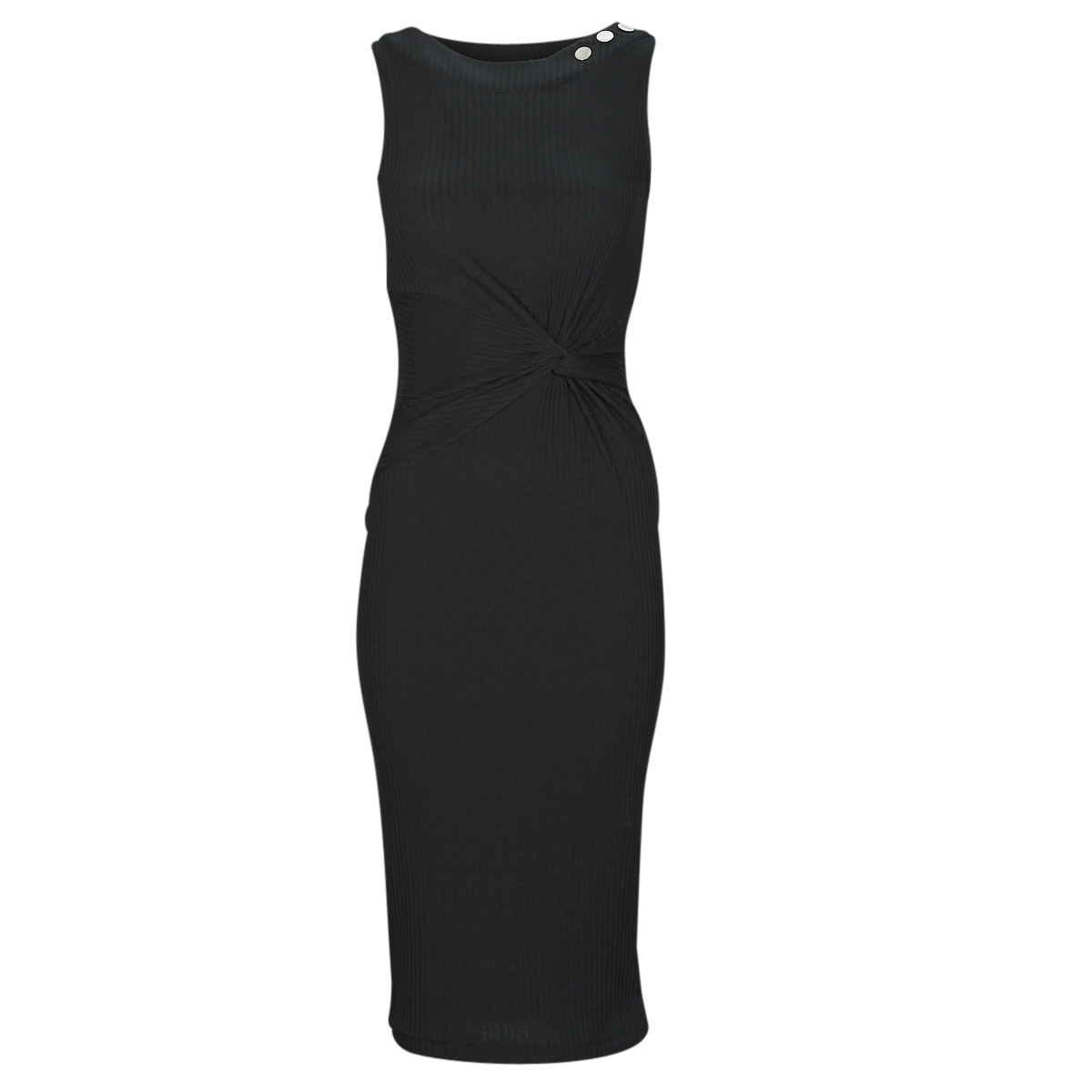 Guess - SL ERNESTINE KNOT DRESS - Black
