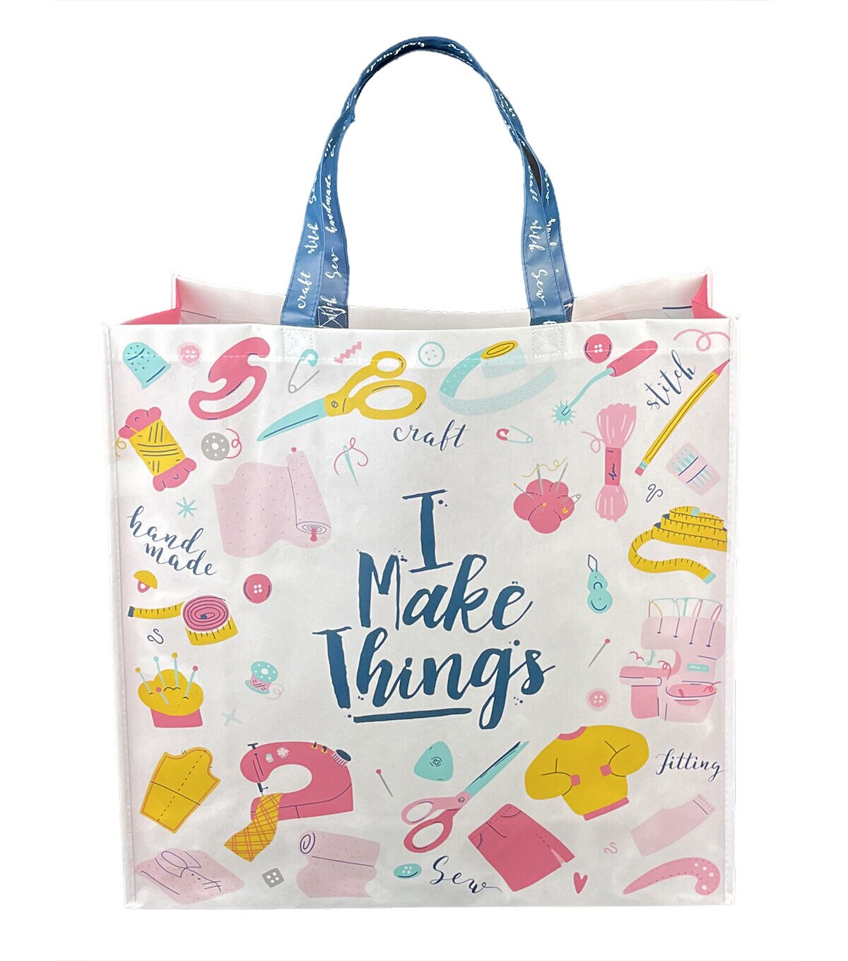 Reusable Tote I Make Things X Large