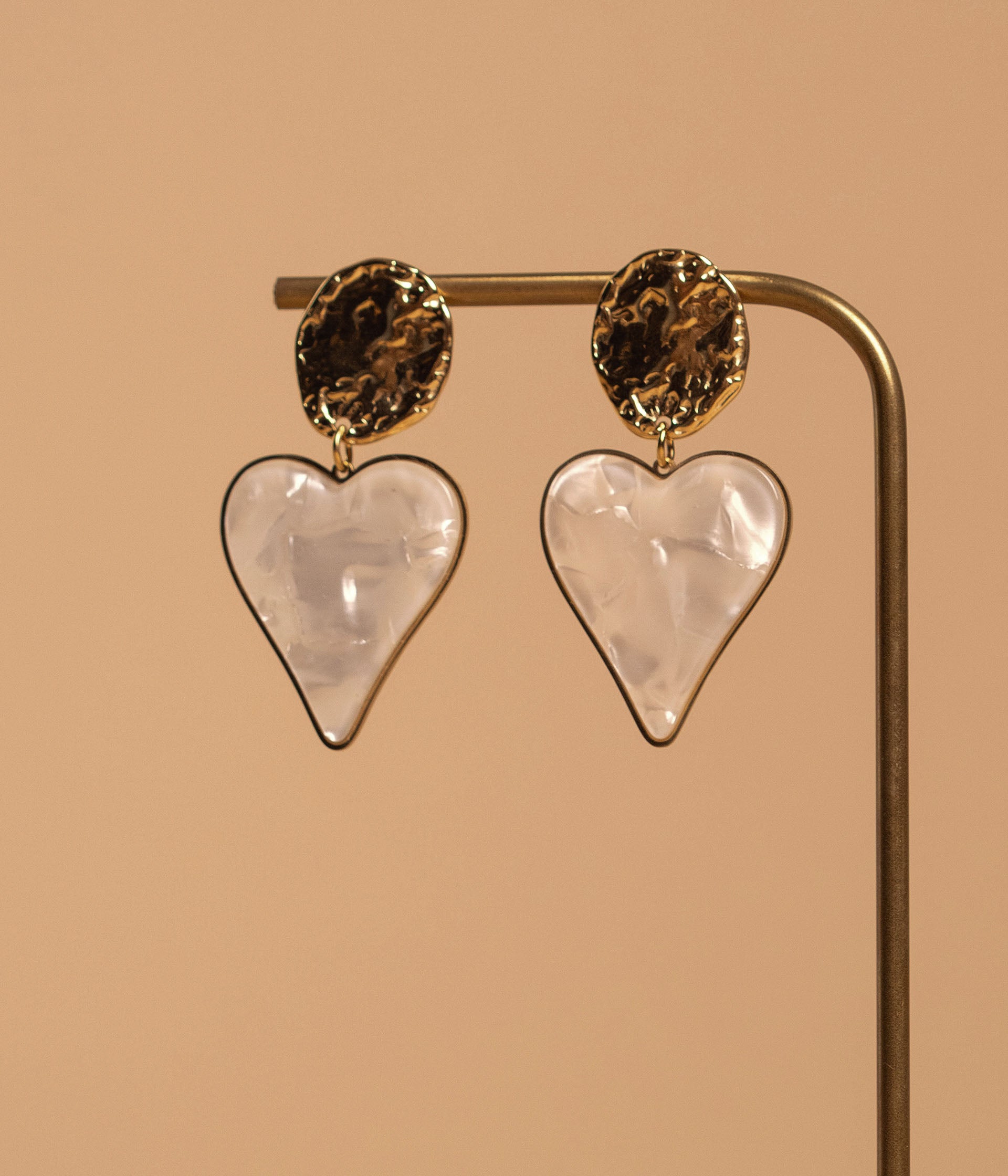 Boucles d'oreilles Miki blanc