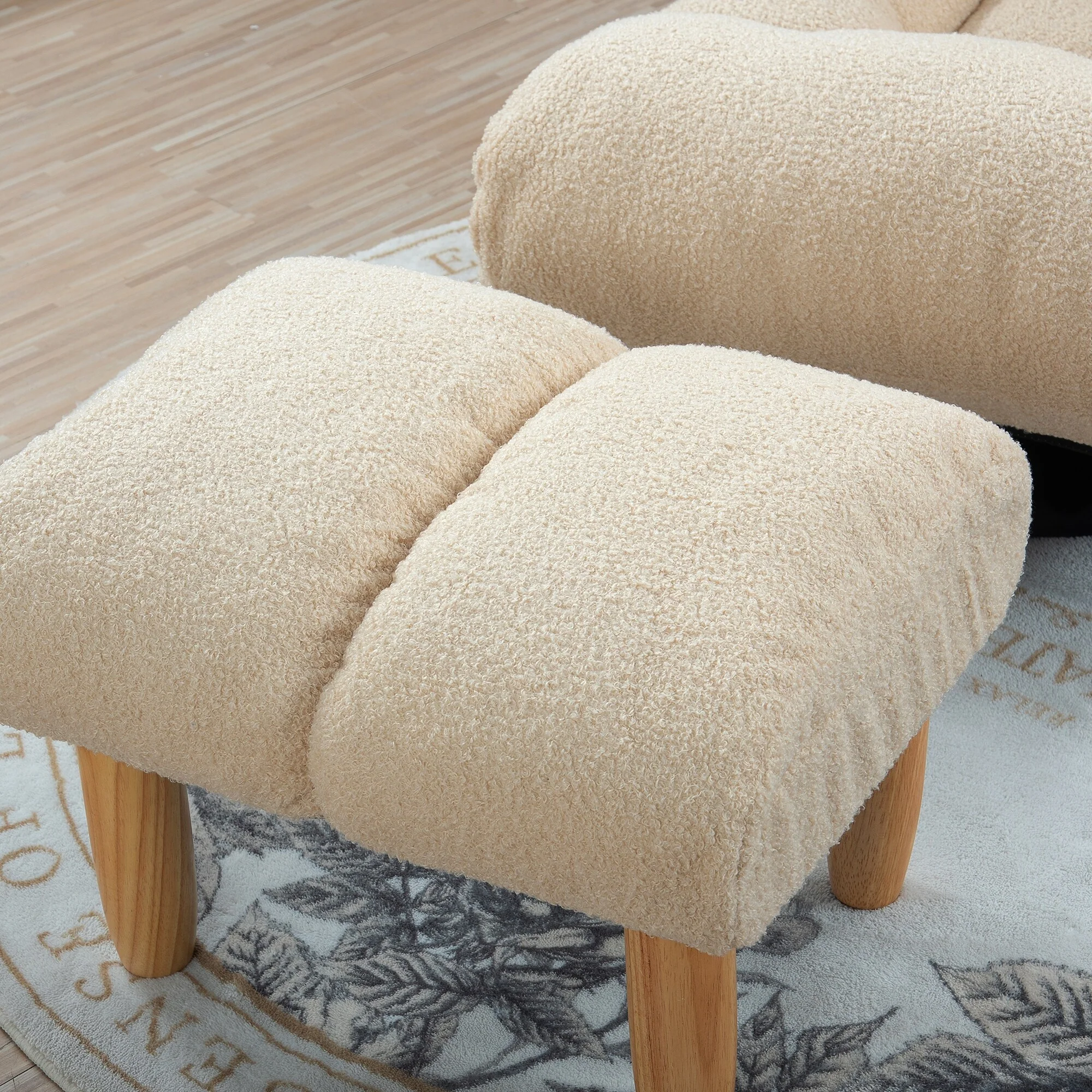 White Single Sofa Reclining Chair Japanese Chair Lazy Sofa