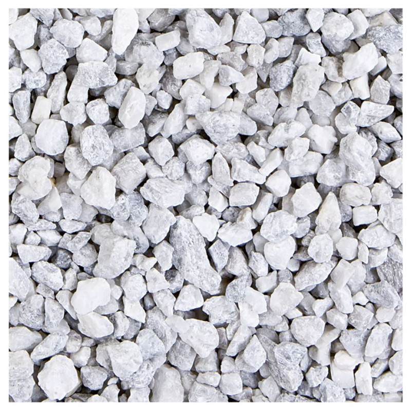 Palette 56 sacs Gravier Gletsjer gris blanc 8-12 mm 20 kg COBO GARDEN