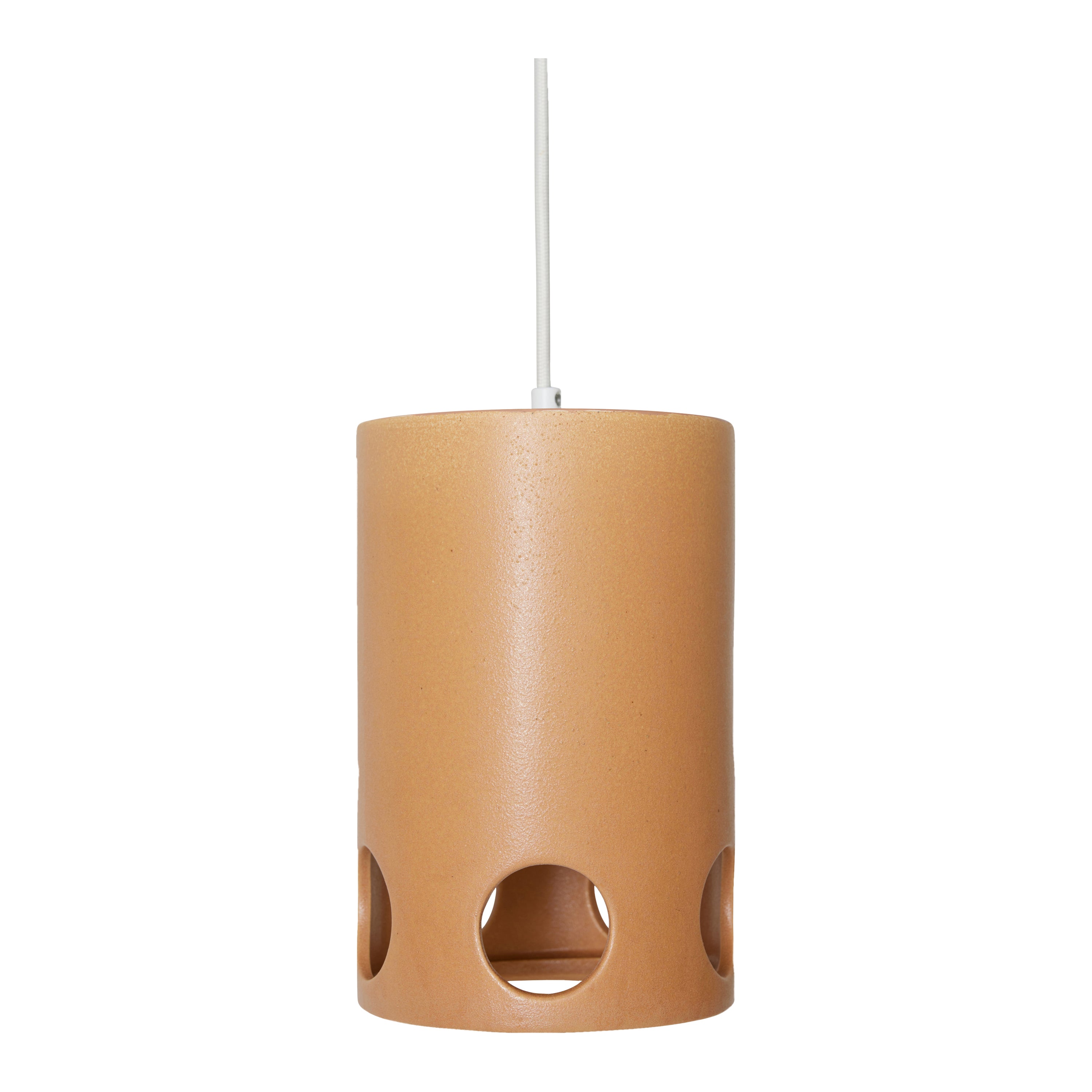 HKliving Ceramic Hanglamp - Peach